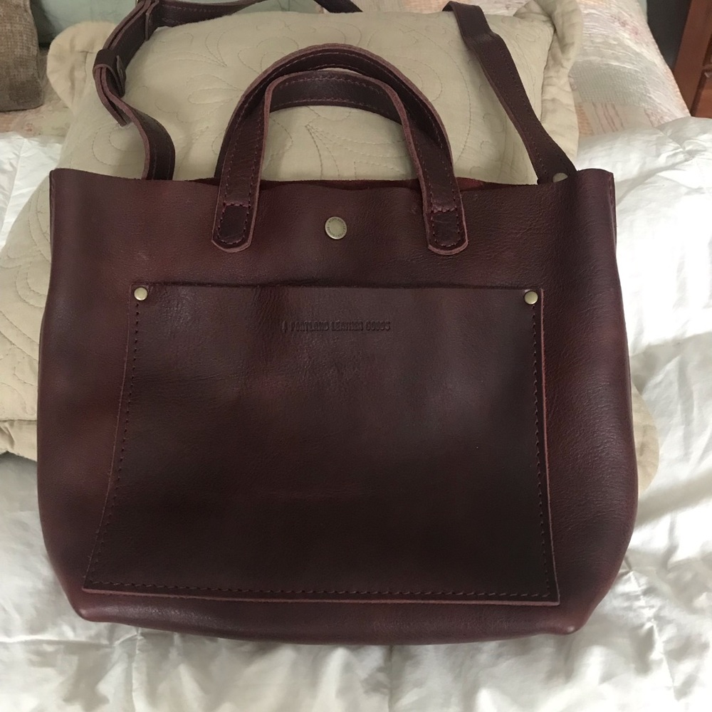 Portland Leather Goods Mini Crossbody Tote